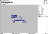 Grandmatext 2311 Embroidery File 6 sizes