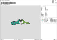 Monster Hands Embroidery File 6 sizes