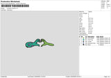 Monster Hands Embroidery File 6 sizes