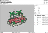 Montanas Bay Embroidery File 6 sizes