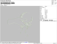Moon In Sun Embroidery File 4 size