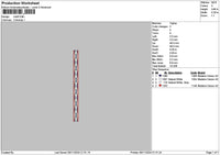 Pattern 0511 Embroidery File 6 sizes