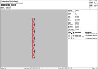 Pattern 0511 Embroidery File 6 sizes