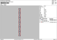 Pattern 0511 Embroidery File 6 sizes