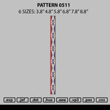 Pattern 0511 Embroidery File 6 sizes
