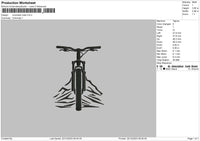 Bike2212 Embroidery File 6 sizes