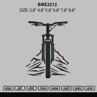 Bike2212 Embroidery File 6 sizes