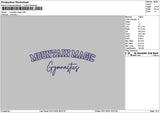 Mountaintext Embroidery File 6 sizes