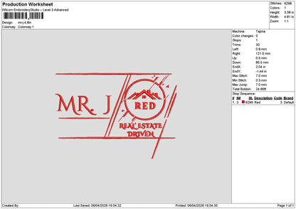Mrj Mrt Embroidery 2 Files