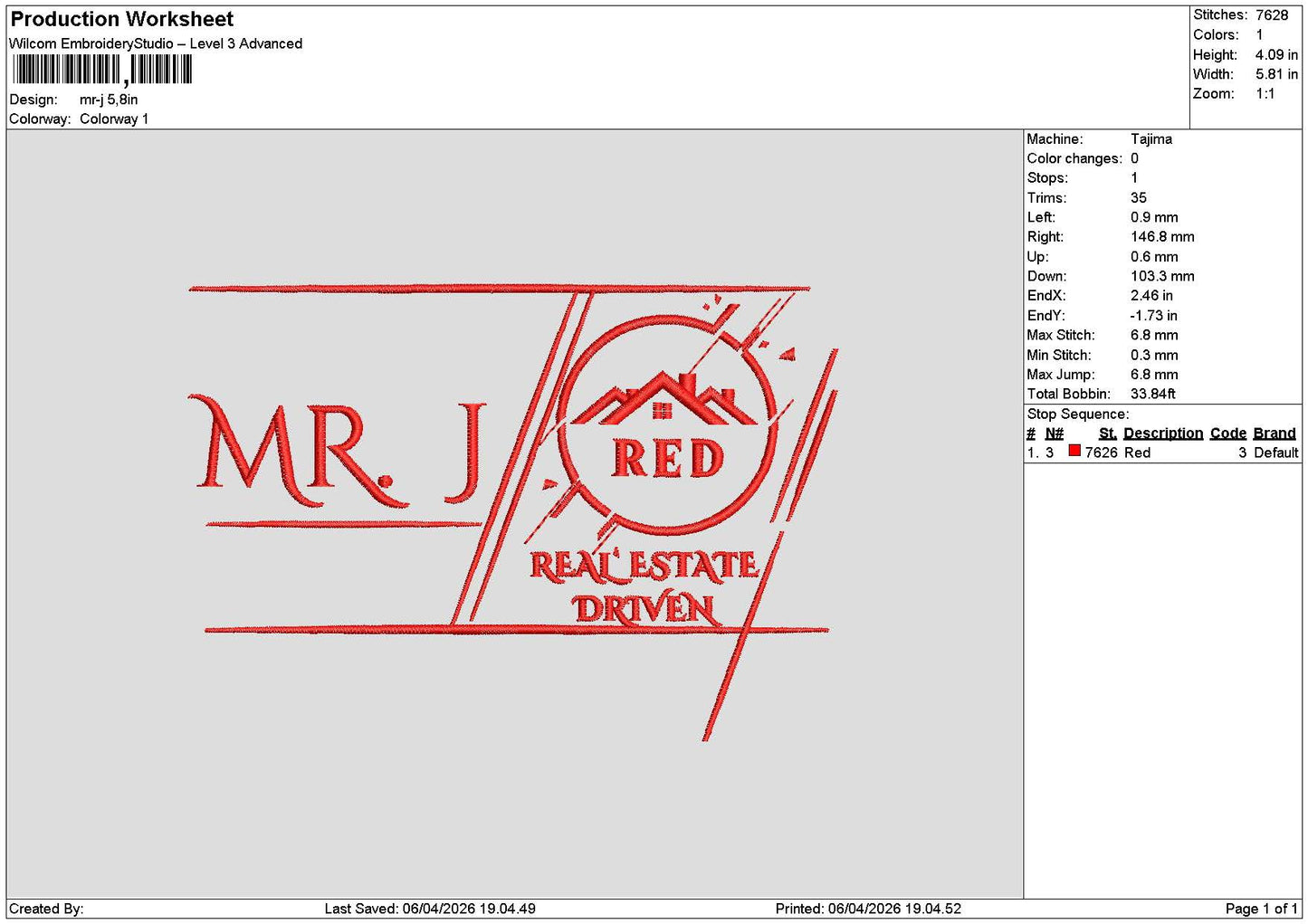 Mrj Mrt Embroidery 2 Files