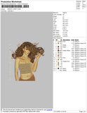 Mariah Cerey Embroidery File 4 size