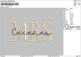 Cecenastext Embroidery File 6 sizes