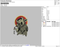 MSC Embroidery File 4 size