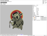 MSC Embroidery File 4 size