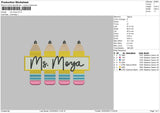 MS Moya Embroidery File 4 size