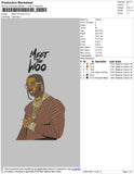 Meet The Woo Embroidery File 4 size