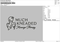 Munch Kneaded Embroidery File 6 sizes