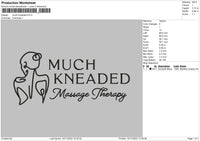 Munch Kneaded Embroidery File 6 sizes