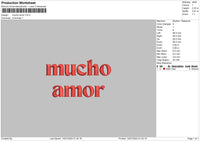 Muchotext Embroidery File 6 sizes