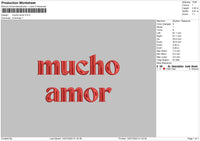 Muchotext Embroidery File 6 sizes