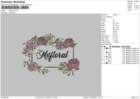 Mvfloral Embroidery File 6 Sizes