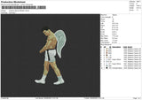 Muhammad Ali Angel Embroidery File 4 size