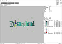 Mulan Disneyland Embroidery File 6 size