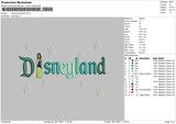 Mulan Disneyland Embroidery File 6 size
