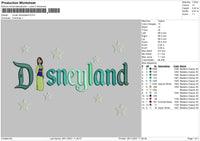 Mulan Disneyland Embroidery File 6 size