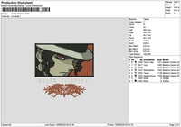 Muzan Rectangle Embroidery File 6 sizes