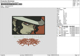 Muzan Rectangle Embroidery File 6 sizes