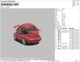 Mxita Car Embroidery File 4 size