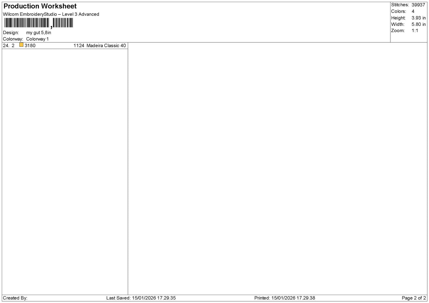 Gutpatch Embroidery File 6 sizes