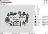 Mystictext Embroidery Machine Design File 6 sizes