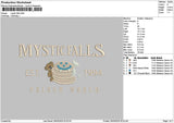 Mystictext Embroidery File 6 sizes