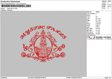 Mystictext V2 Embroidery File 6 sizes