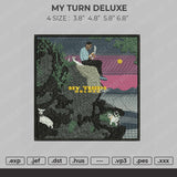 My Turn Deluxe Embroidery File 4 size