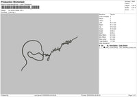 Words Text Embroidery File 6 sizes