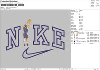 Nike Booker Embroidery File 4 size