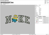 Nike Minion V3 Embroidery File 5 sizes