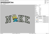 Nike Minion V4 Embroidery File 4 sizes