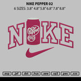 Nike Pepper 02 Embroidery FIle 6 sizes