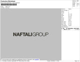 Naftali Embroidery File 4 size