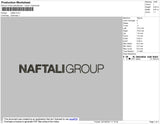 Naftali Embroidery File 4 size