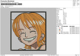 Nami One Piece Embroidery File 4 size