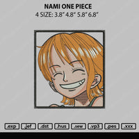 Nami One Piece Embroidery File 4 size