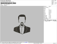 Narcos Mexico Embroidery File 4 size