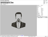 Narcos Mexico Embroidery File 4 size