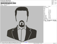 Narcos Mexico Embroidery File 4 size