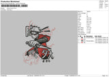 Naruto Kunai Embroidery File 4 size